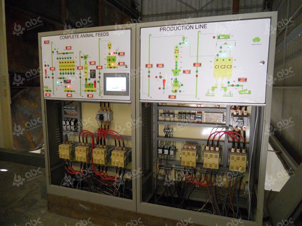 chicken feed pellet line electric control cabinet