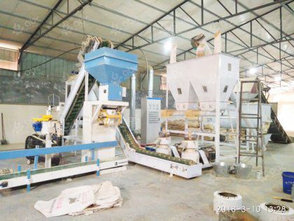 2TPH Cattle Feed Pellet Plant in China