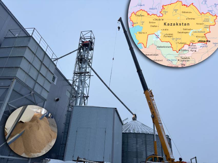 10TPD animal feed mill plant layout in Kazakhstan