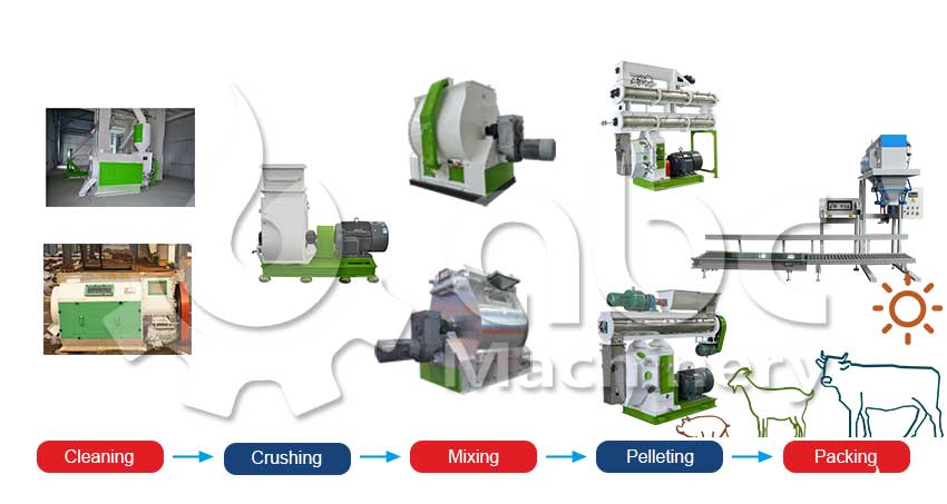 Common Feed Pellet Processing Machines