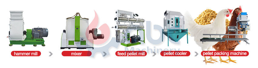 Main Equipment of Poultry Feed Production Processing 