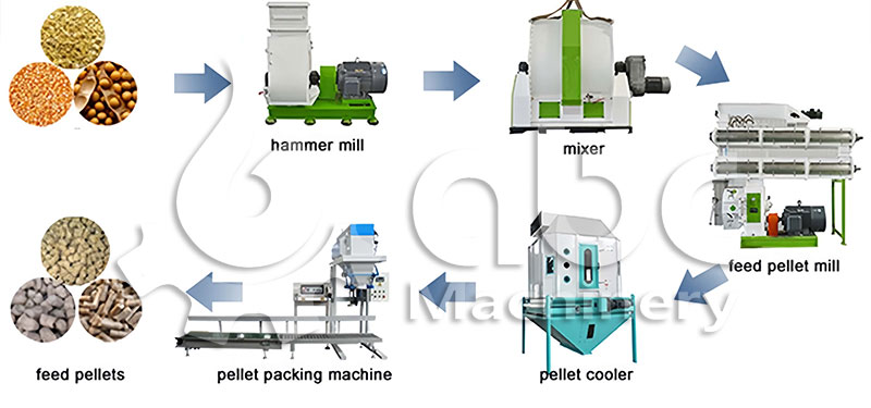 Energy-Saving Processing Flow: Grinding, Conditioning & Pelleting for Low Cost Cattle Feed